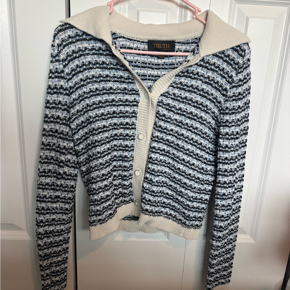 Truth Women's Classic Striped Cardigan